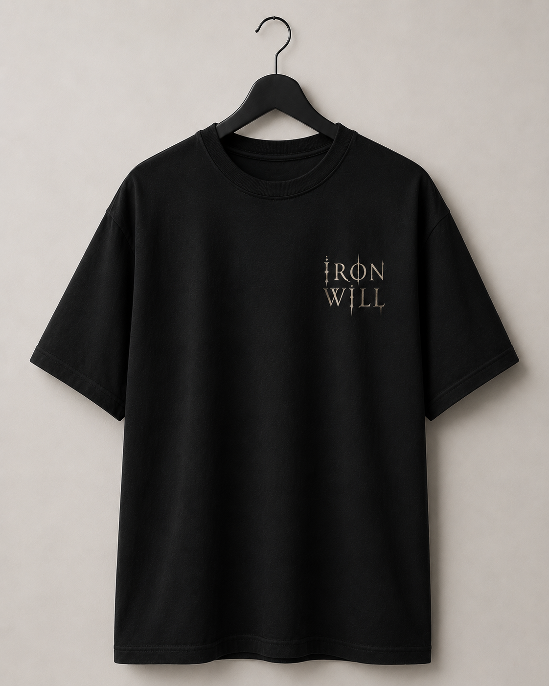'Iron Will' Graphic Gym T-Shirt