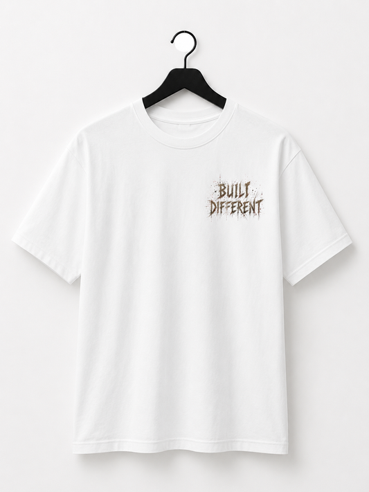 'Built Different' Graphic Gym T-Shirt