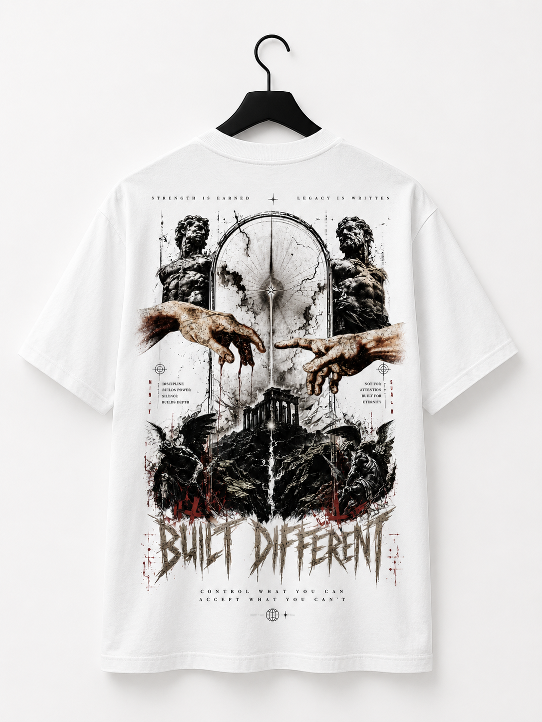 'Built Different' Graphic Gym T-Shirt