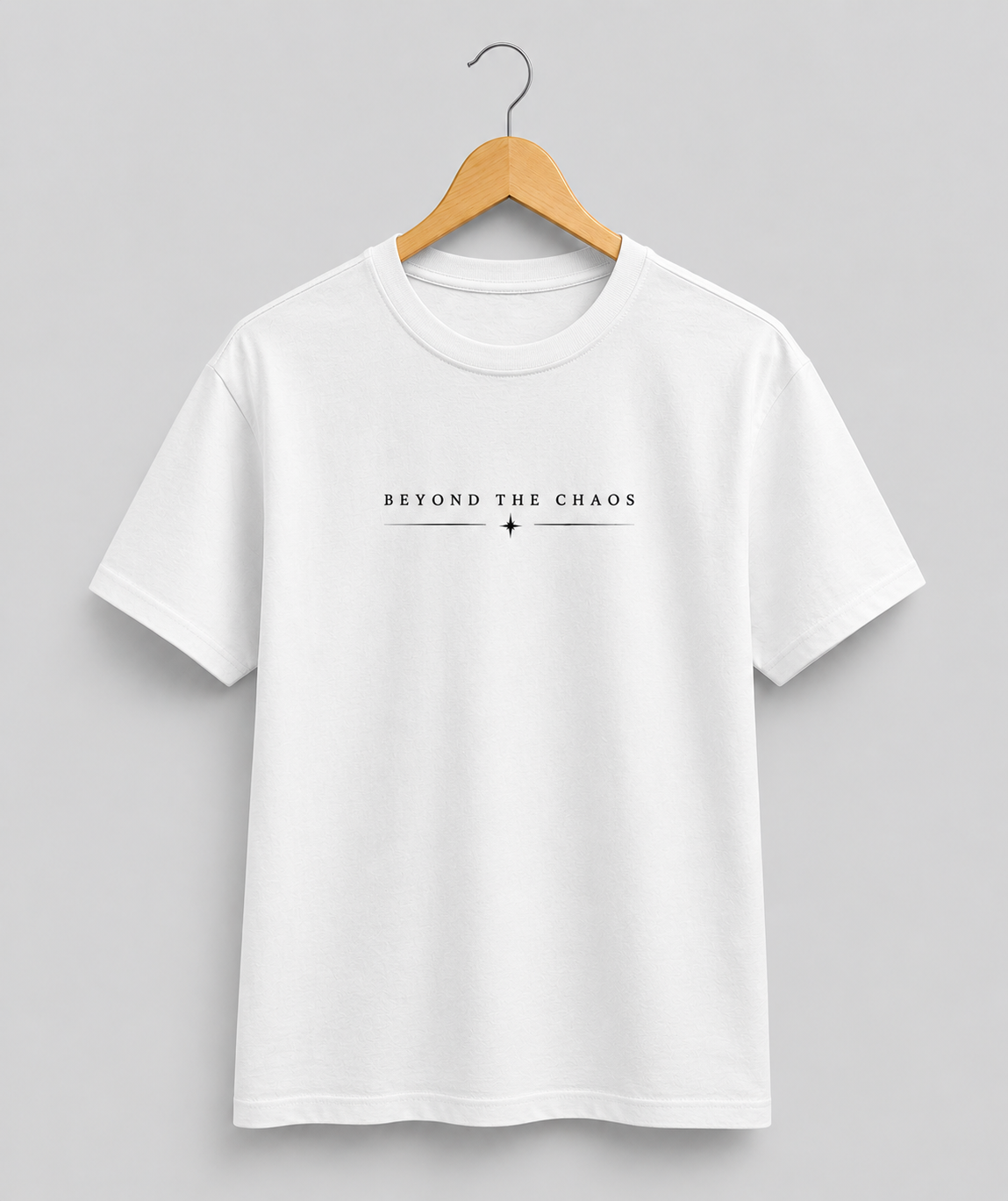'Beyond the Chaos' Womens Organic Boxy Oversized T-shirt