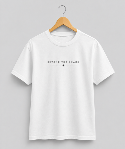 'Beyond the Chaos' Womens Organic Boxy Oversized T-shirt