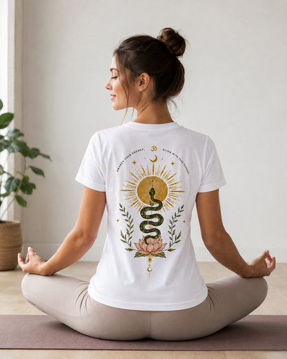Awakened Serpent Women Organic Boxy T-Shirt