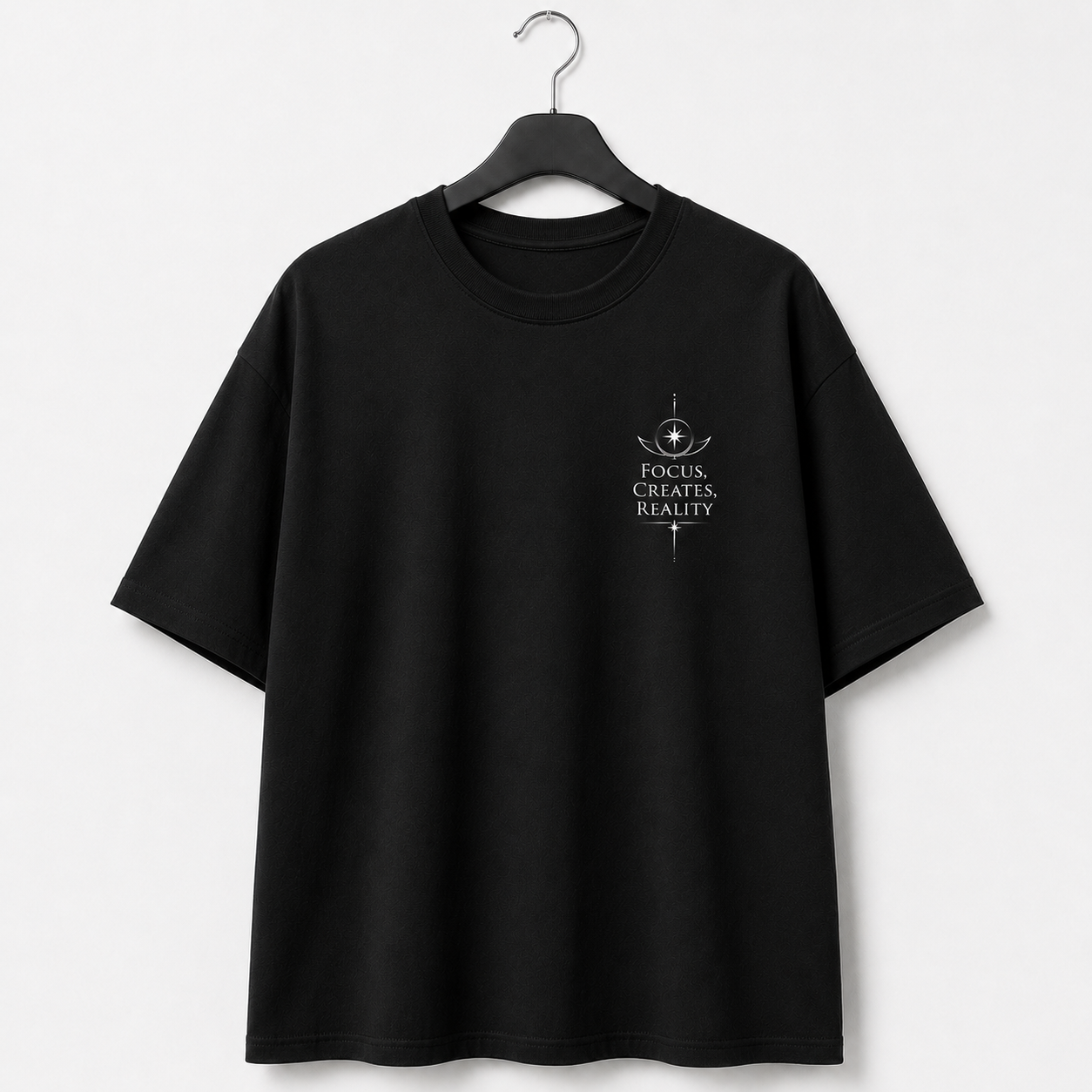 'Focus, Creates, Reality' Cotton Men T-Shirt