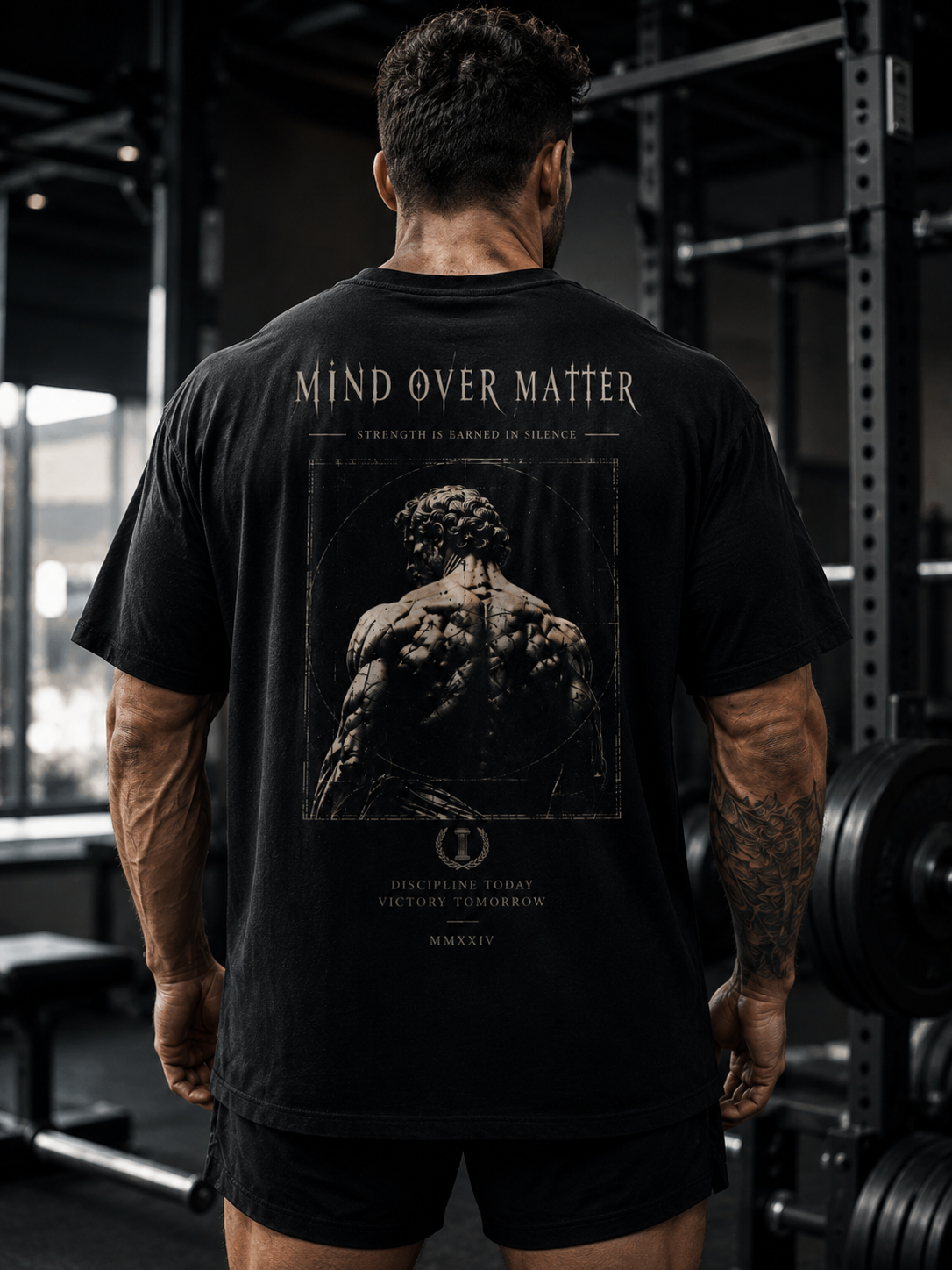 'Mind Over Matter' Cotton Men T-Shirt