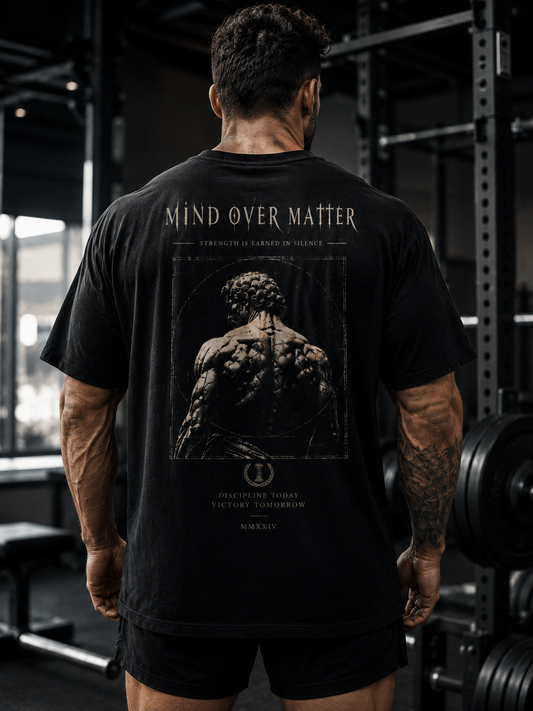 'Mind Over Matter' Cotton Men T-Shirt