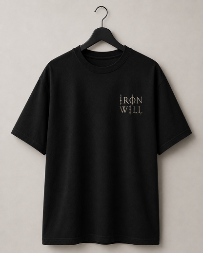 'Iron Will' Graphic Gym T-Shirt
