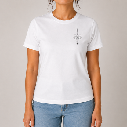 'Moonlit Guardian' Women Organic Boxy T-Shirt