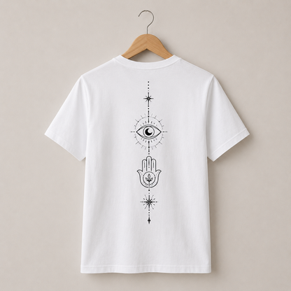 'Moonlit Guardian' Women Organic Boxy T-Shirt