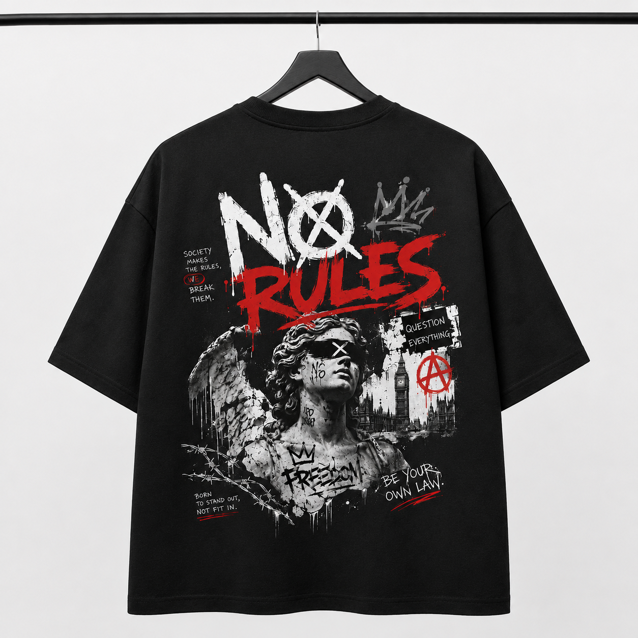 'No Rules' Graphic T-Shirt