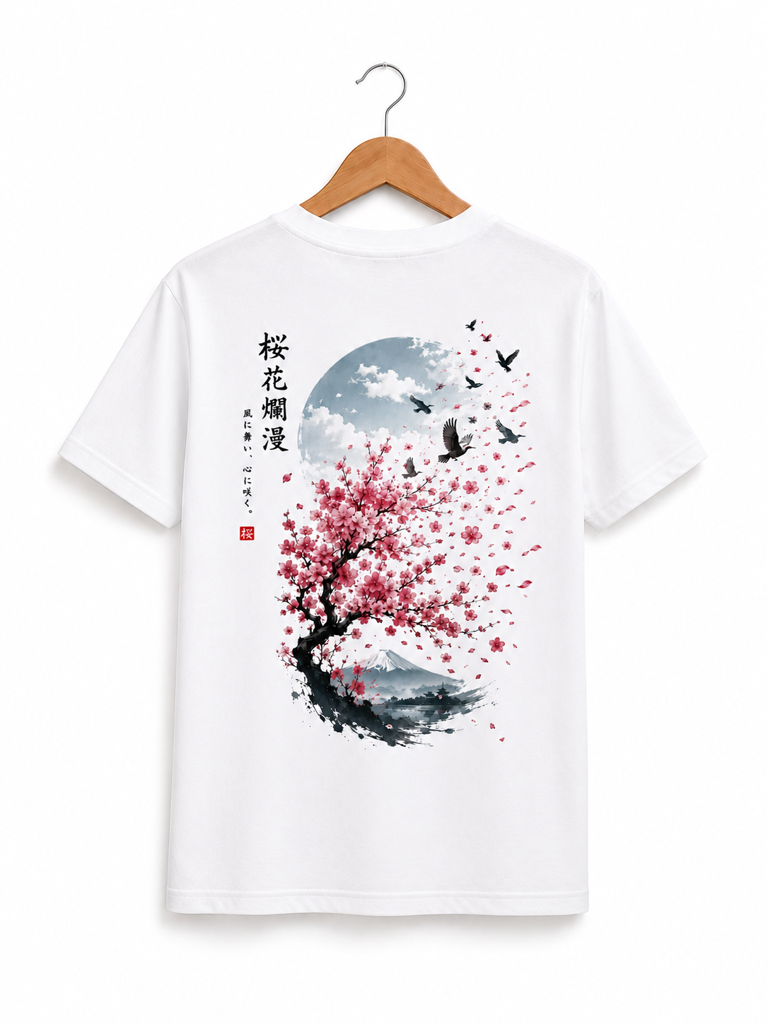 'Sakura Ranman' Women Organic Boxy T-Shirt