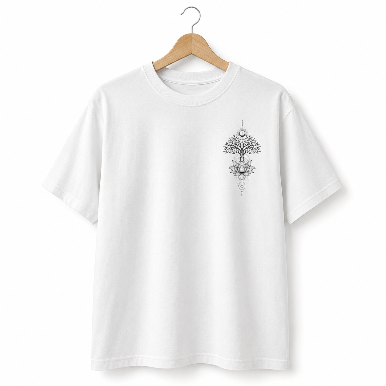 'Rooted Light' Women Organic Boxy T-Shirt