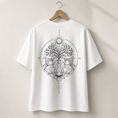 'Rooted Light' Women Organic Boxy T-Shirt