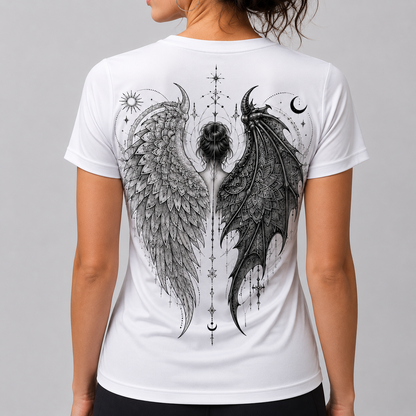 'The Odher Side of Me' Women Organic Boxy T-Shirt
