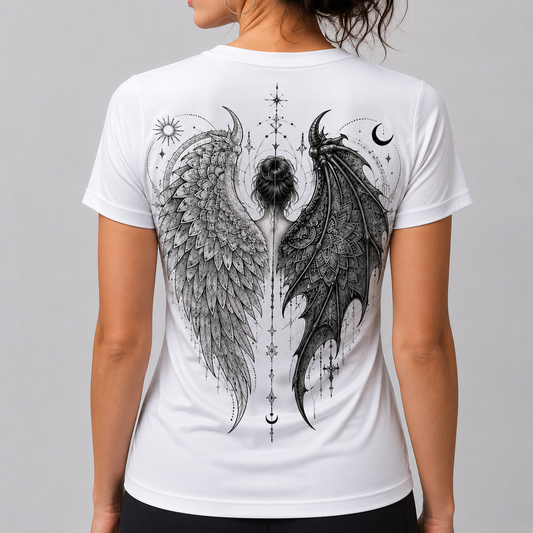 'The Odher Side of Me' Women Organic Boxy T-Shirt