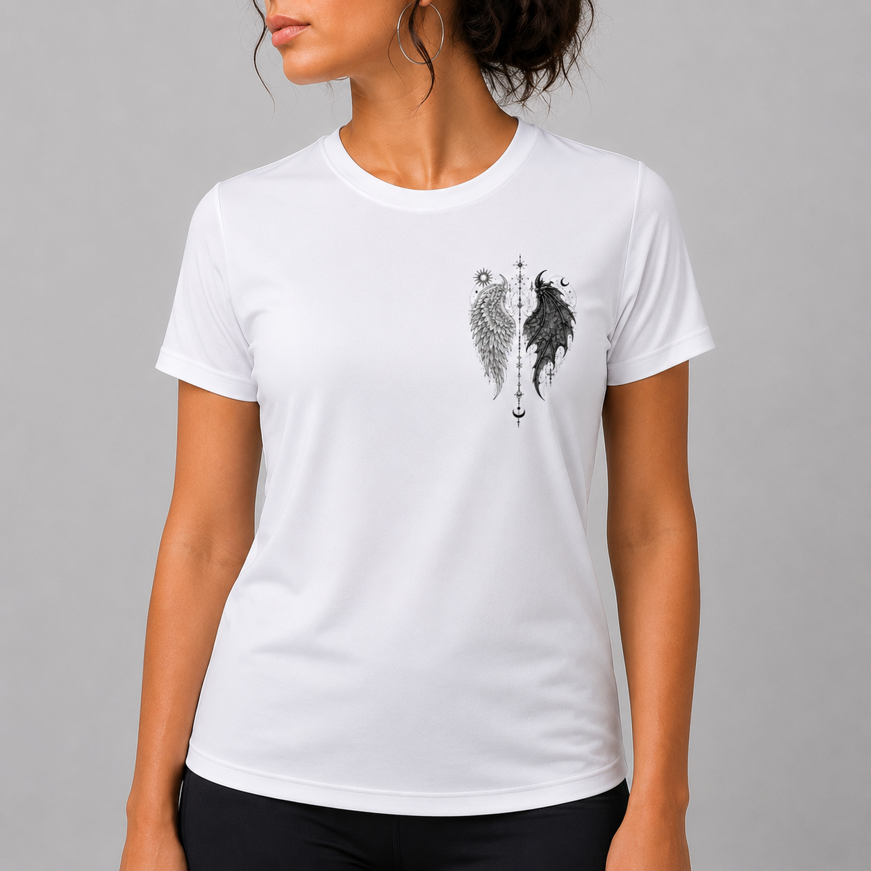 'The Odher Side of Me' Women Organic Boxy T-Shirt
