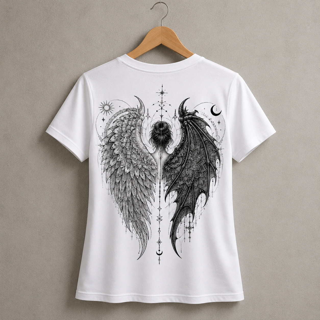 'The Odher Side of Me' Women Organic Boxy T-Shirt