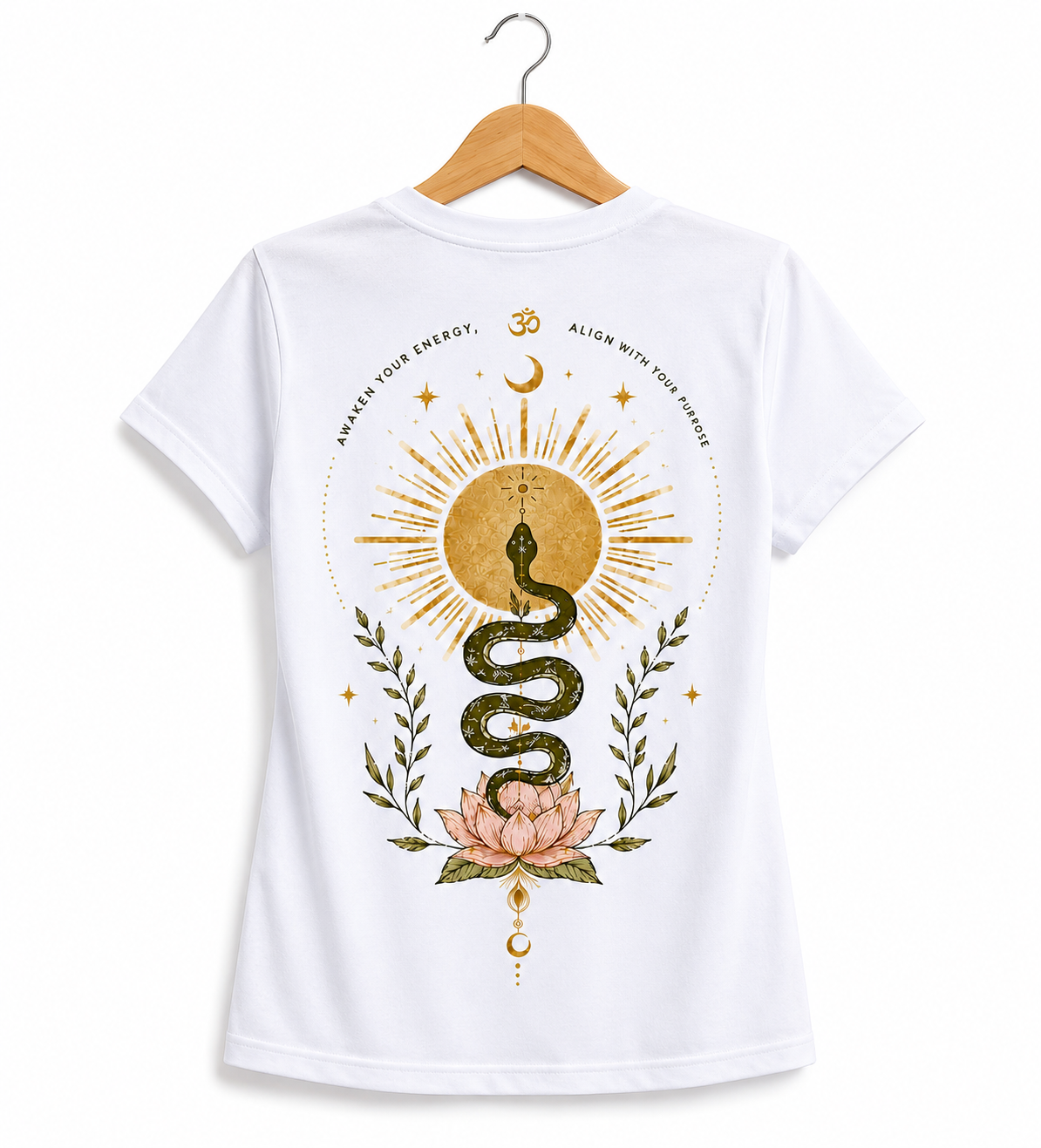 Awakened Serpent Women Organic Boxy T-Shirt