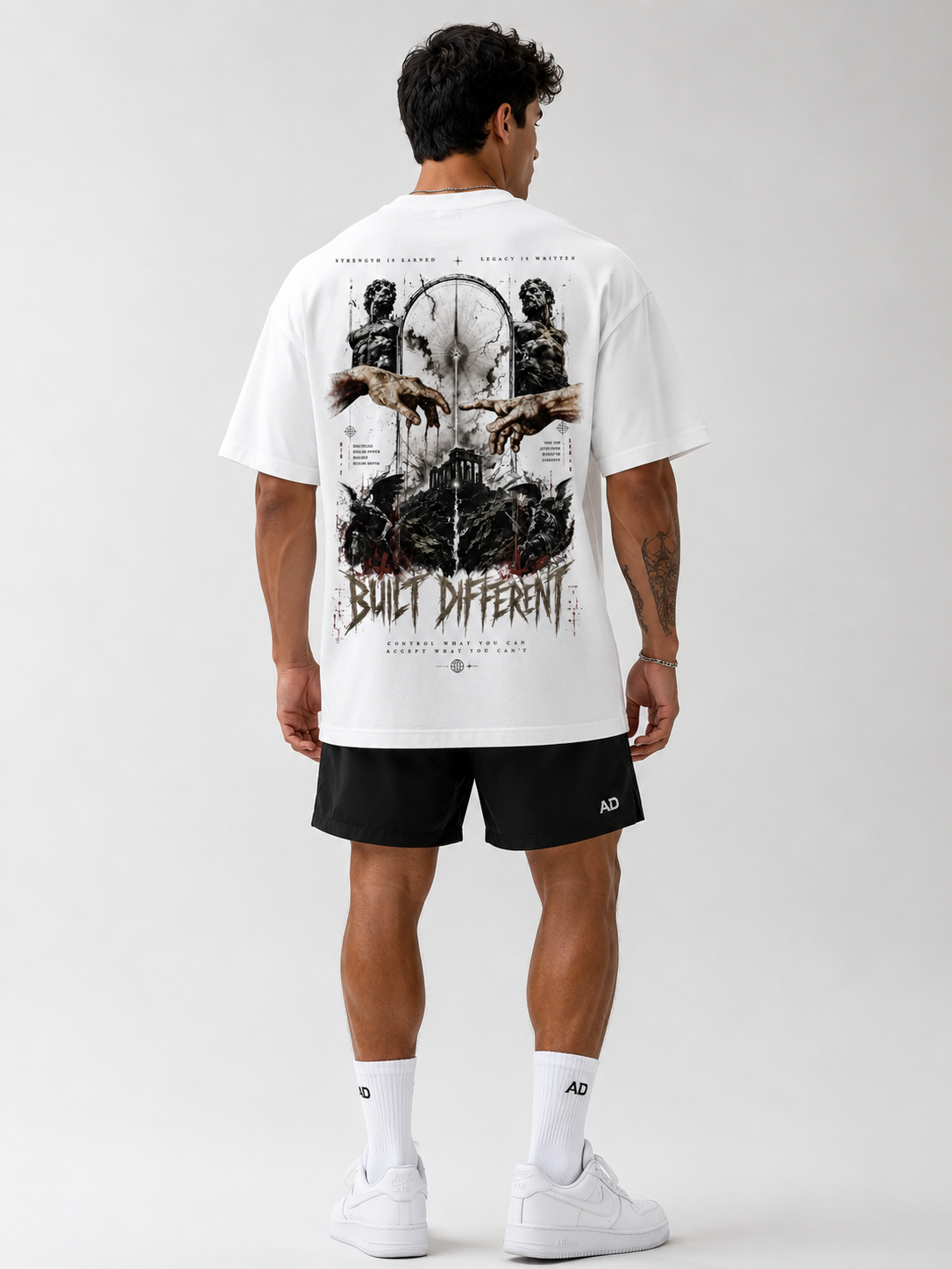 'Built Different' Cotton Men T-Shirt