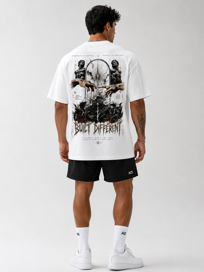 'Built Different' Cotton Men T-Shirt