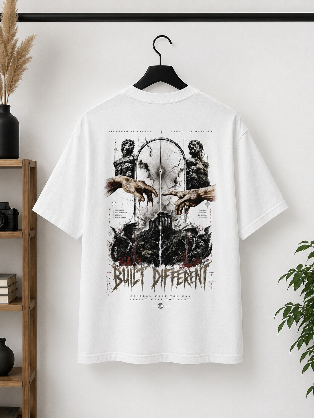 'Built Different' Cotton Men T-Shirt