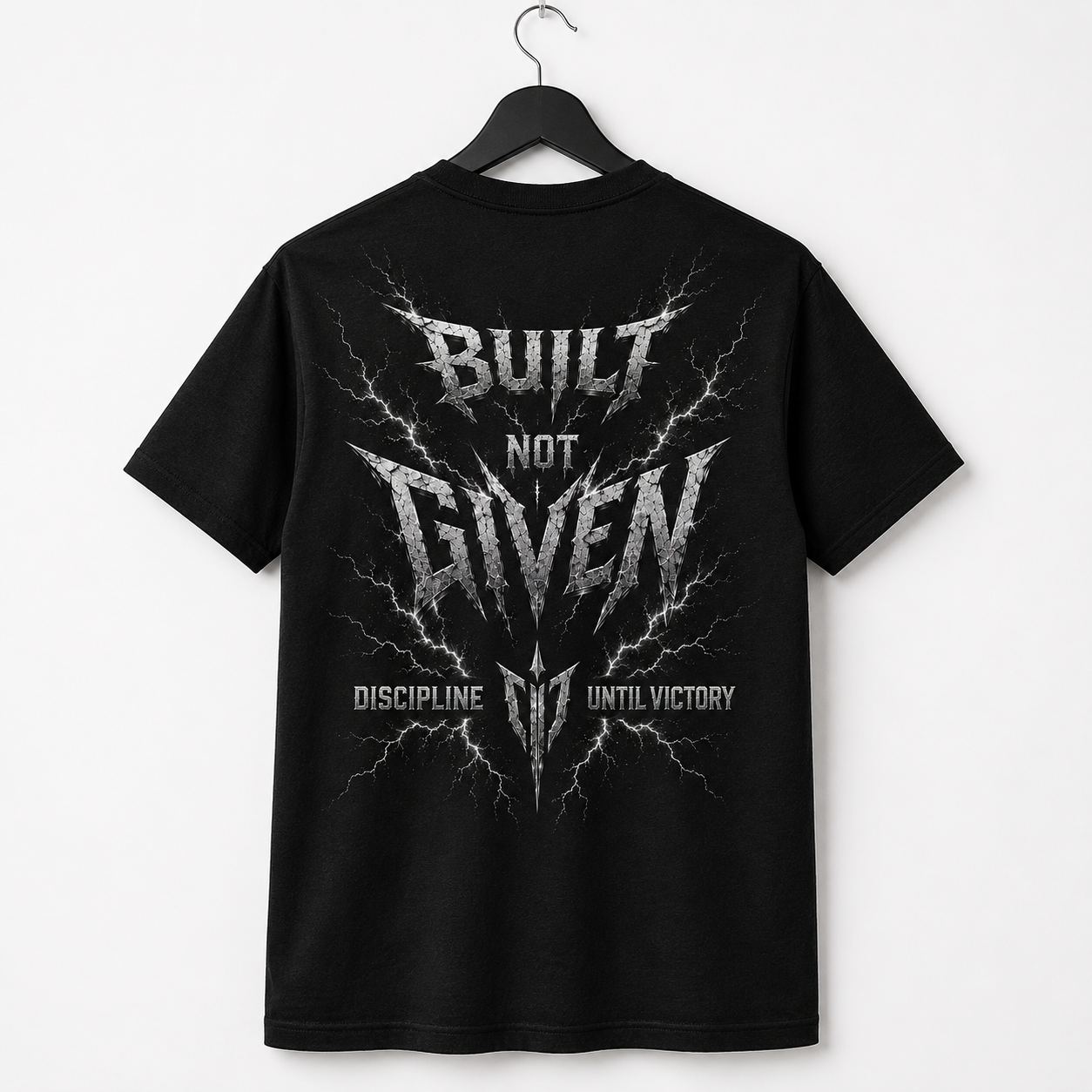 'Built Not Given' Cotton Men T-Shirt
