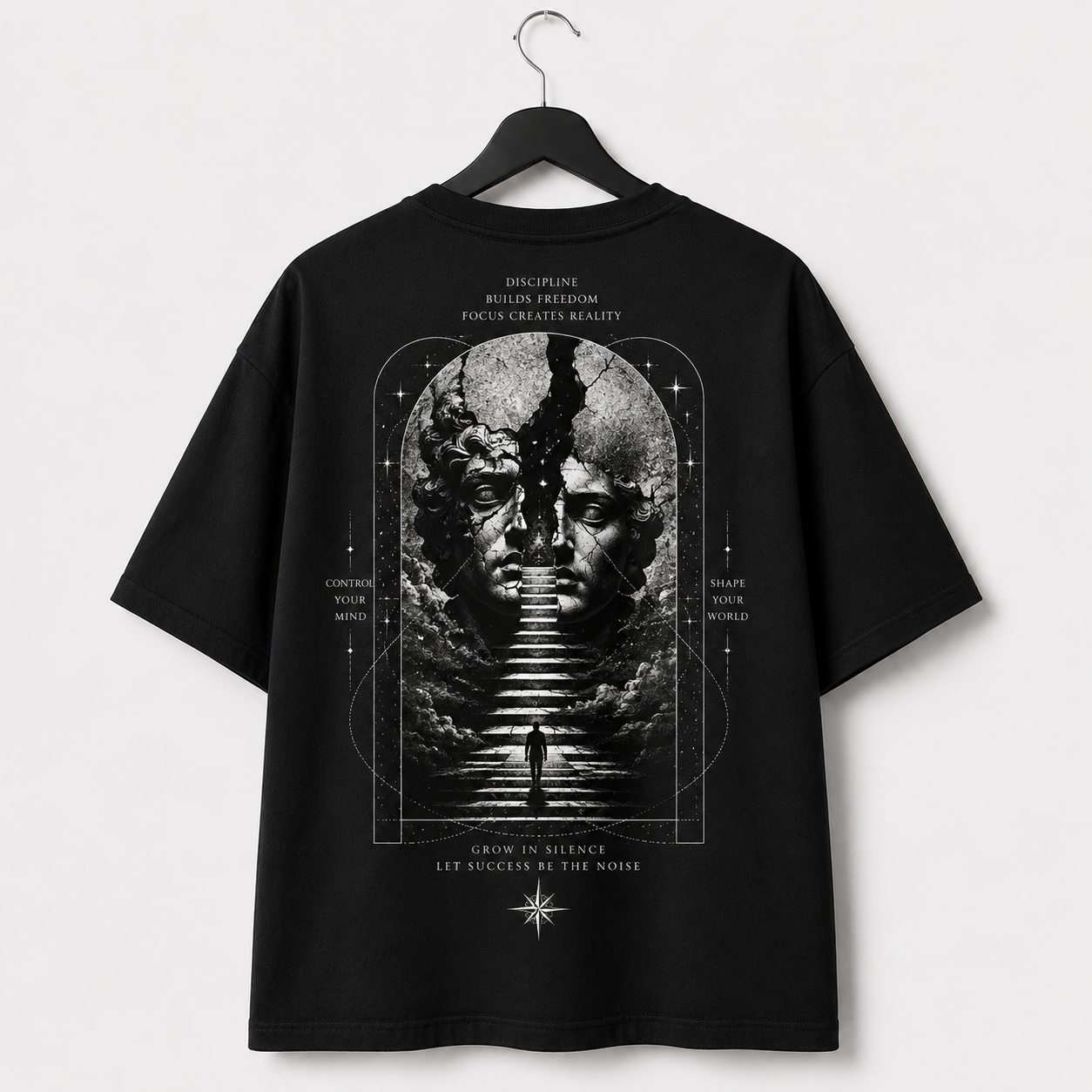 'Focus, Creates, Reality' Cotton Men T-Shirt