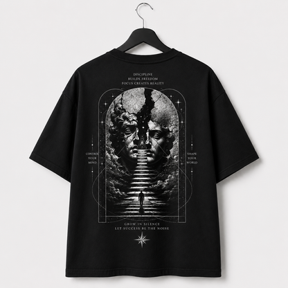 'Focus, Creates, Reality' Cotton Men T-Shirt
