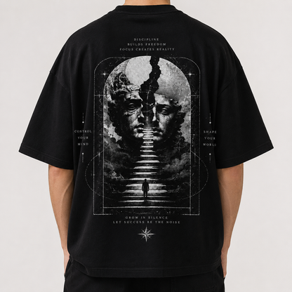 'Focus, Creates, Reality' Cotton Men T-Shirt