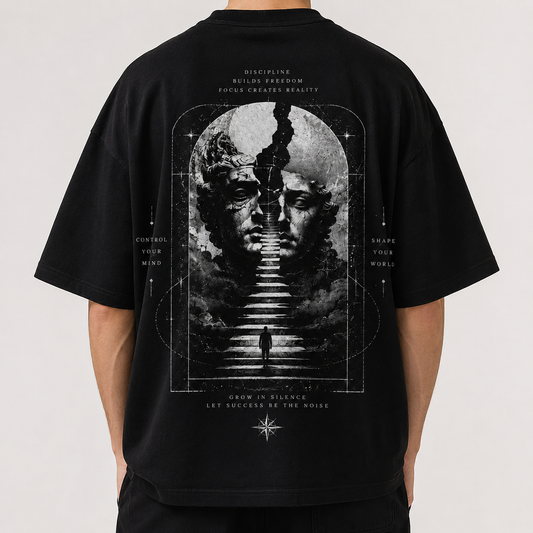 'Focus, Creates, Reality' Cotton Men T-Shirt