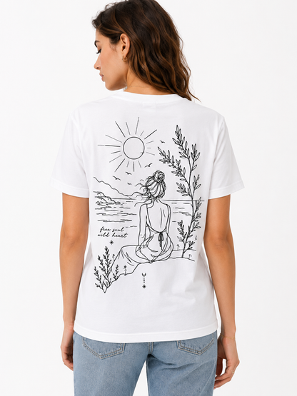 Free Soul, Mild Heart Women Organic Boxy T-Shirt