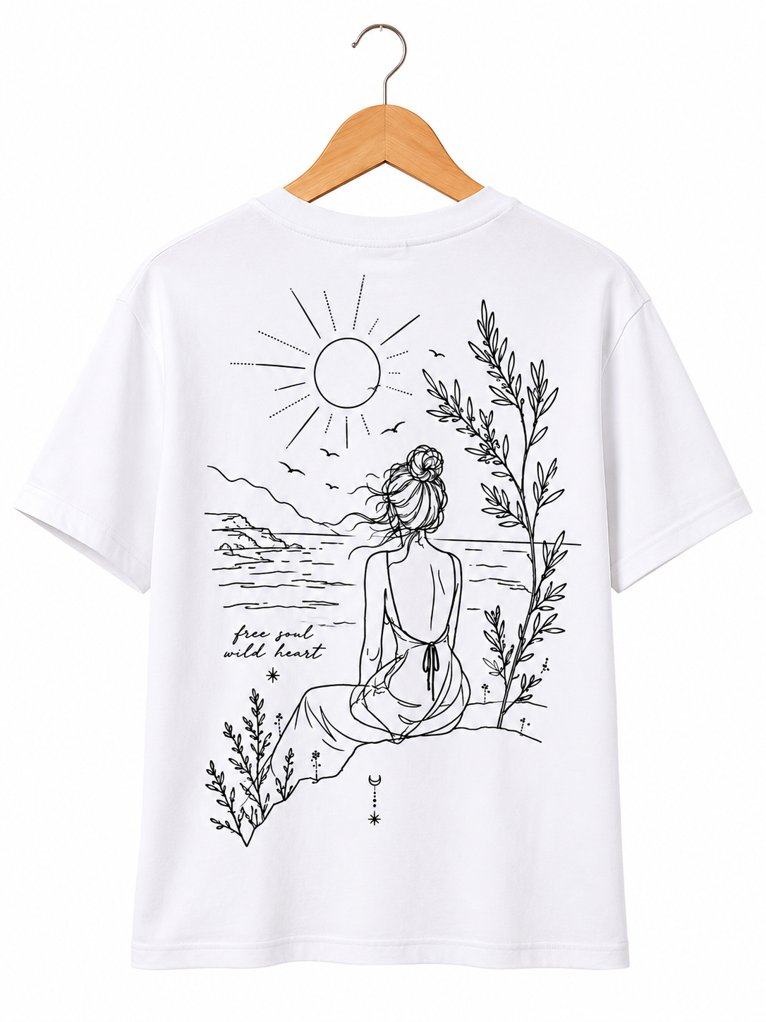 Free Soul, Mild Heart Women Organic Boxy T-Shirt