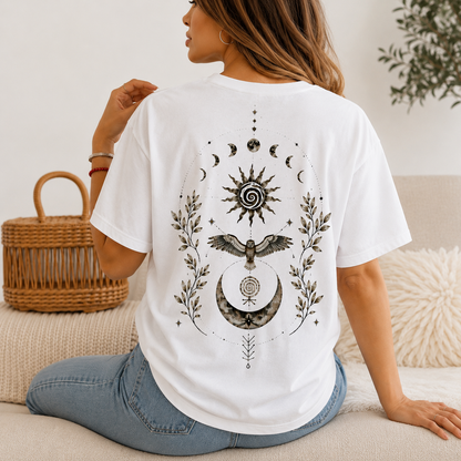'Moonbound' Women Organic Boxy T-Shirt