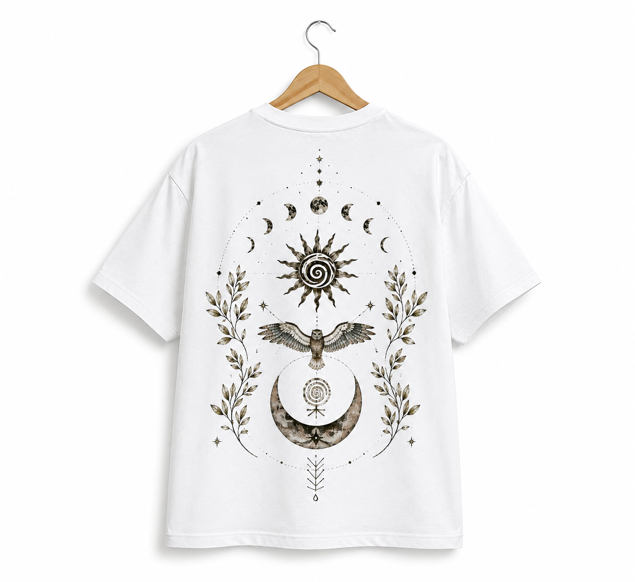 'Moonbound' Women Organic Boxy T-Shirt