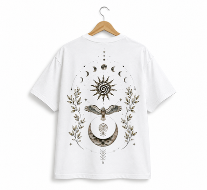 'Moonbound' Women Organic Boxy T-Shirt