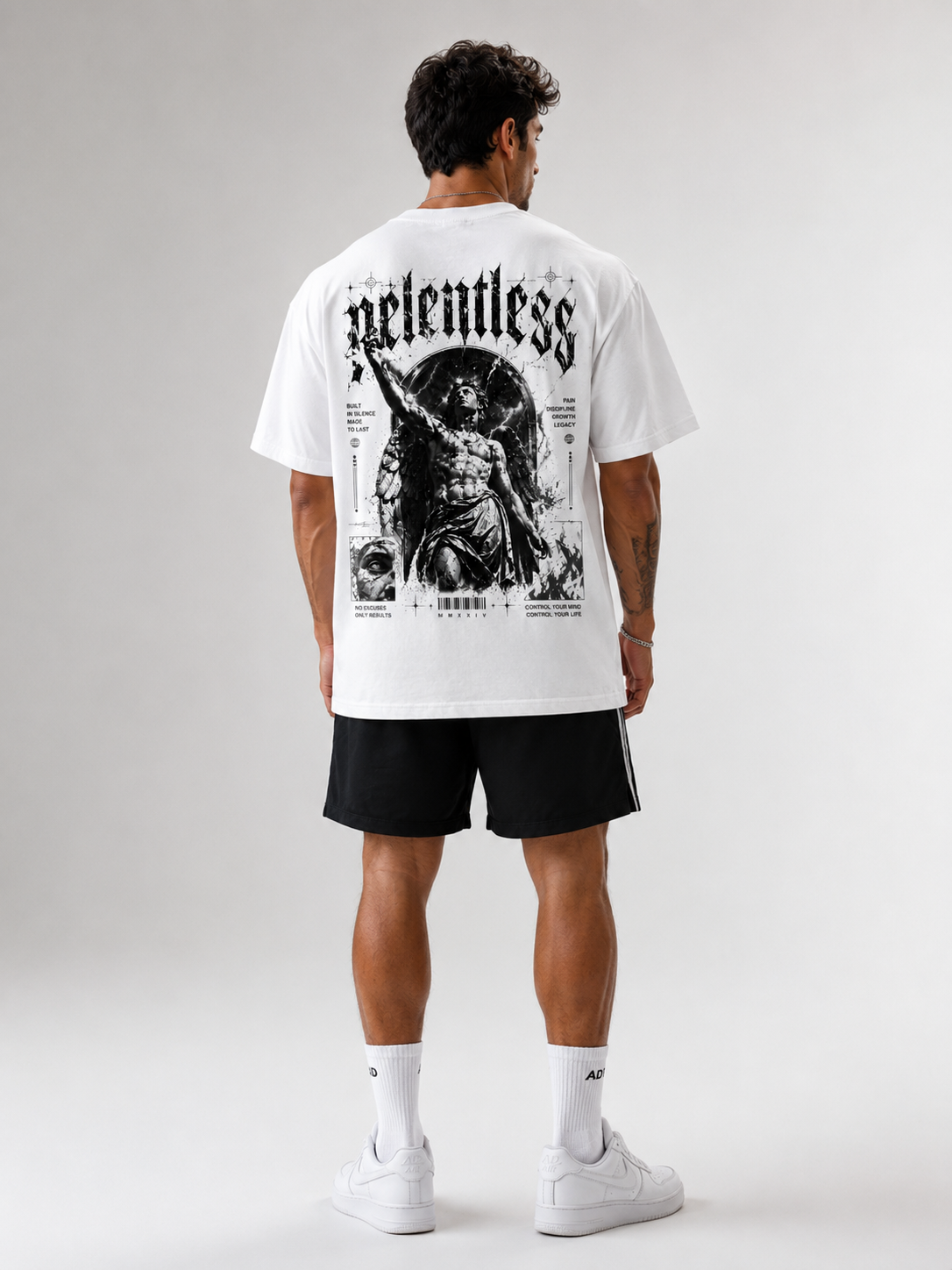 'Relentless' Cotton Fit Men T-Shirt