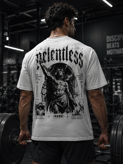 'Relentless' Cotton Fit Men T-Shirt