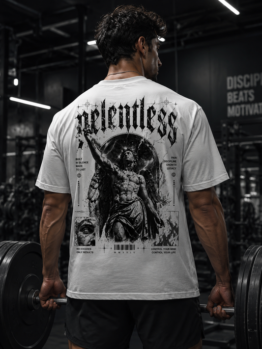 'Relentless' Cotton Fit Men T-Shirt